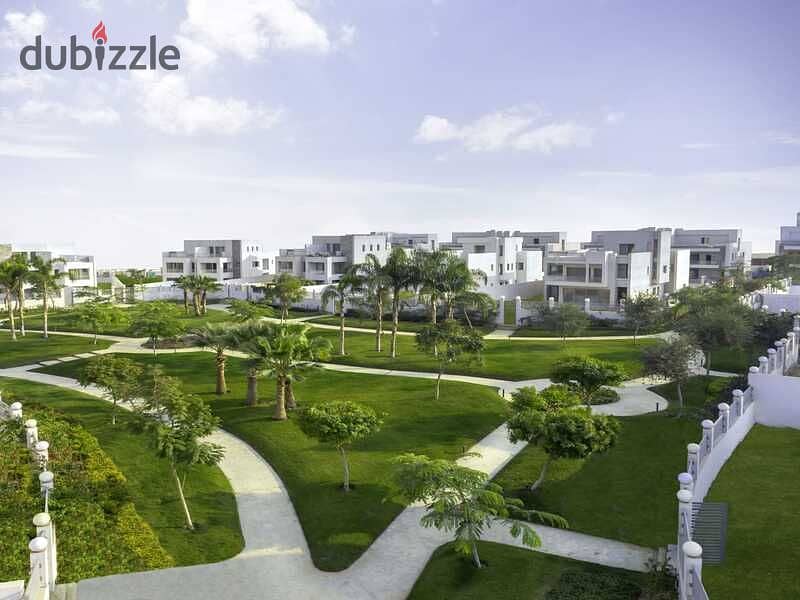 In Sheikh Zayed, a 982-square-meter villa, immediate delivery, in installments, on the Cleoptra Square Direct axis 4