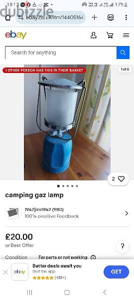 Camp Lamp Gaz 3