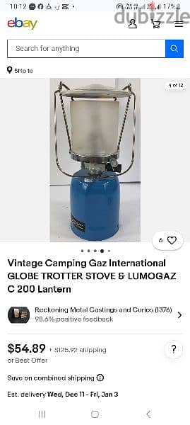 Camp Lamp Gaz 4