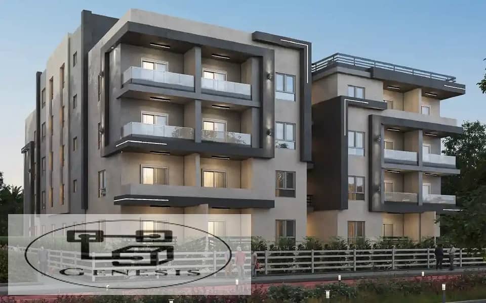 own a garden apartment in the heart of El Shorouk City, in one of the best investment projects in Palm Capital Compound. 1