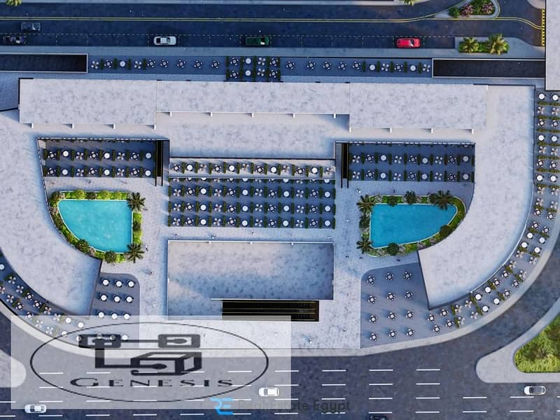 own a garden apartment in the heart of El Shorouk City, in one of the best investment projects in Palm Capital Compound. 2