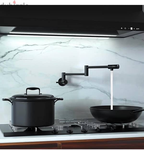 Stainless Steel Pot Filler Faucet Black 1