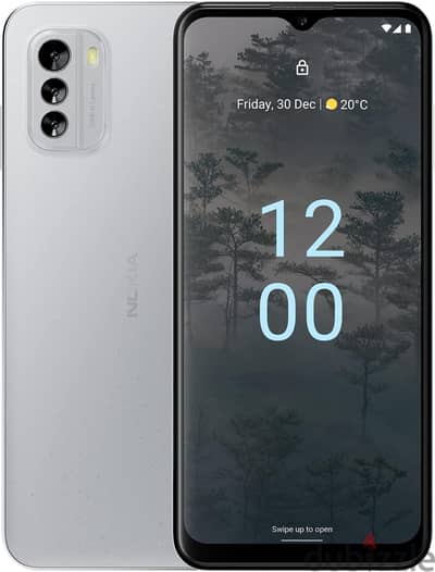 Nokia G60+120Hz 128GB اماراتية 5G+ NFC+ شريحة الكترونية بطارية4500جديد