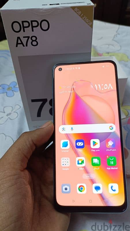 oppo a78 8 ram  256g 2