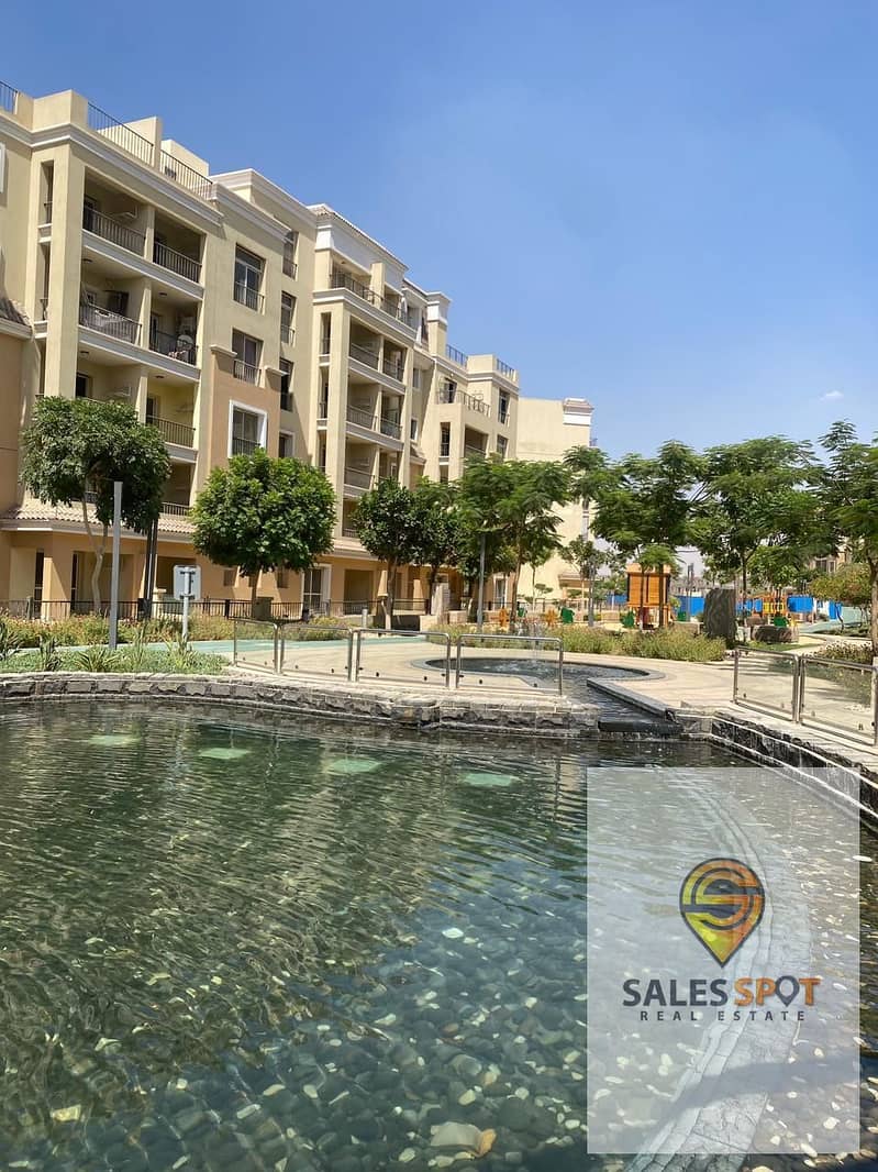 Special apartment for sale at the lowest price in the market in Sarai Compound - Sarai Minutes from the Fifth Settlement Take advantage of the d 9