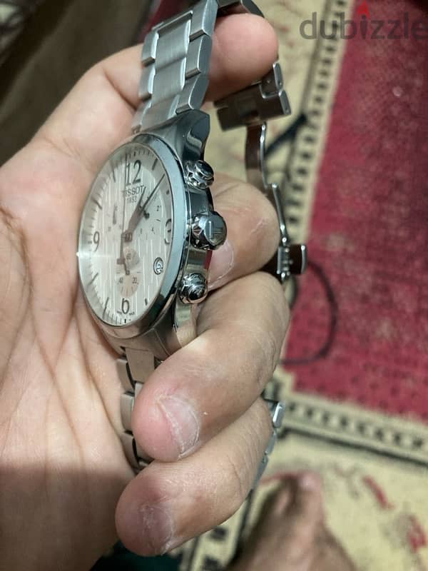 tissot watch original  ساعة تيسوت اصلية بحالة فوق الممتازة 1