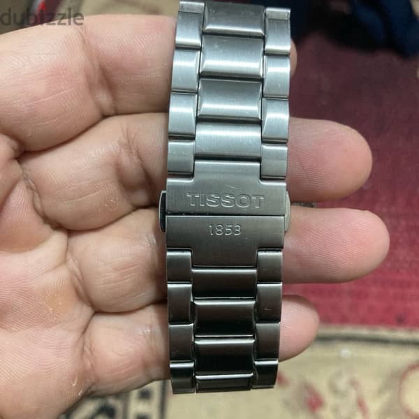 tissot watch original  ساعة تيسوت اصلية بحالة فوق الممتازة 2