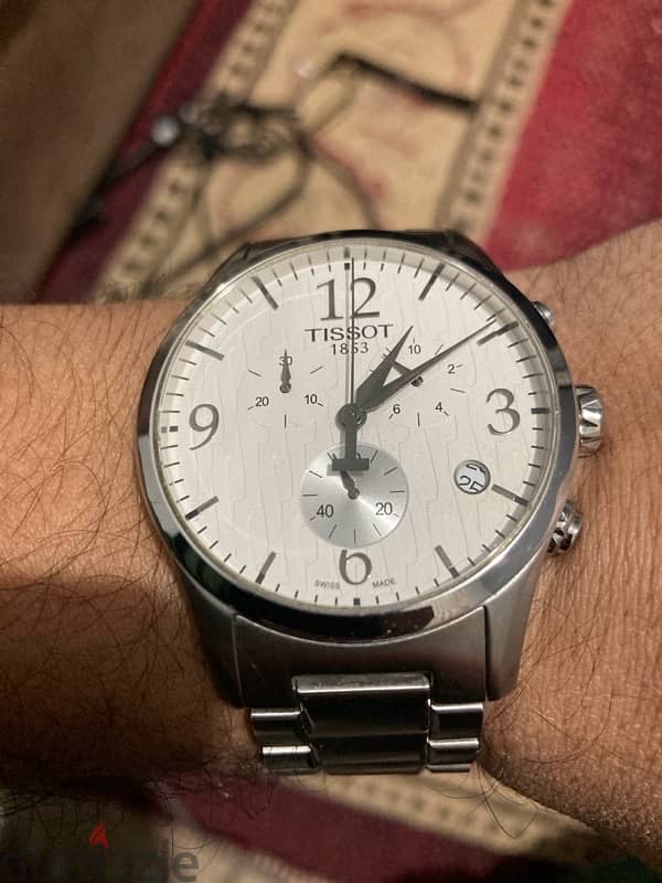 tissot watch original  ساعة تيسوت اصلية بحالة فوق الممتازة 5