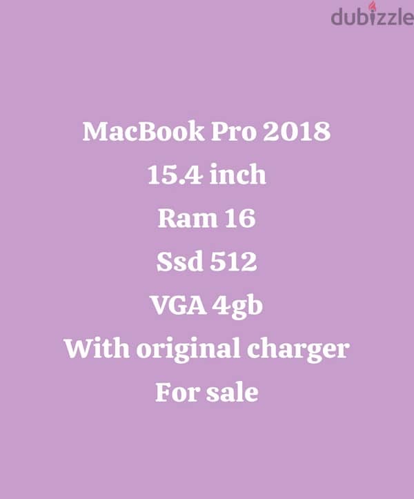 MacBook Pro 2018 1