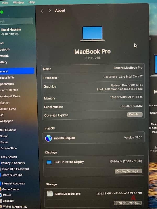 MacBook Pro 2018 3