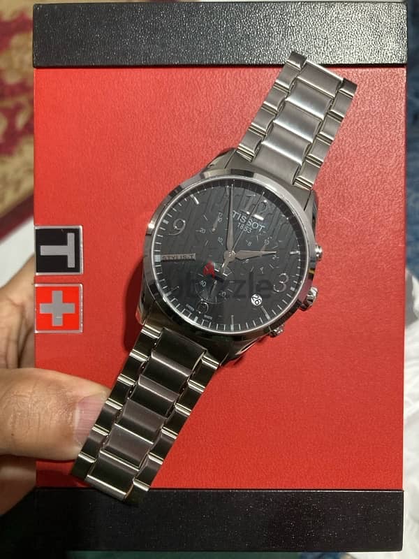 tissot watch originalجديدة لم تستخدم  ساعة تيسوت اصلية بجميع مشتملاتها 1