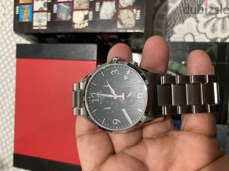 tissot watch originalجديدة لم تستخدم  ساعة تيسوت اصلية بجميع مشتملاتها 4