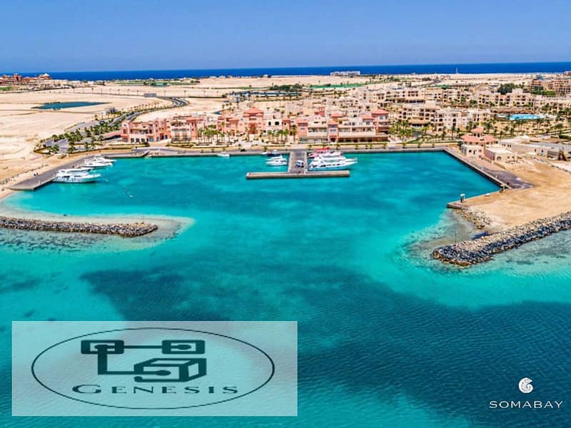 Chalet 105m finished with the most beautiful sea view in Soma Bay Hurghada with installments 9