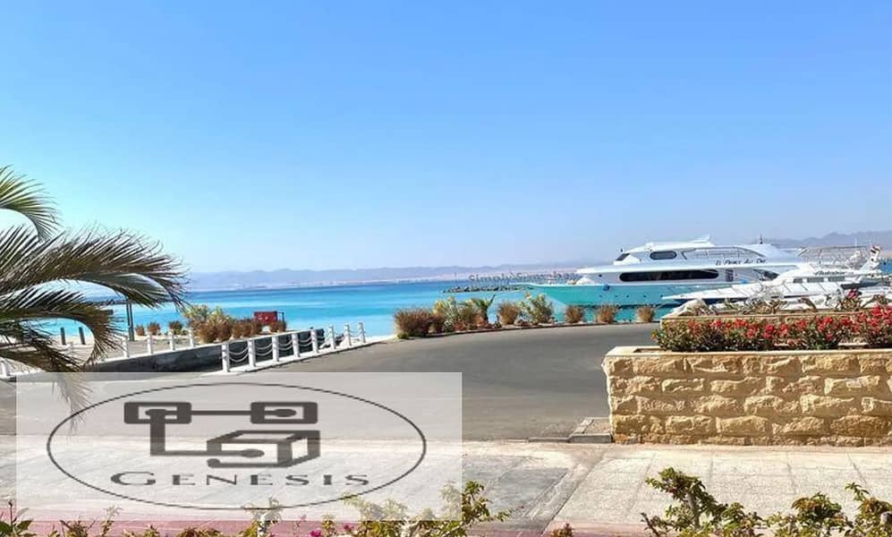 Chalet 105m finished with the most beautiful sea view in Soma Bay Hurghada with installments 14