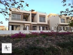 The most Special twin house 311m for sale 5 bedrooms with installments prime view in Palm Hills New Cairo Resident Compound 0