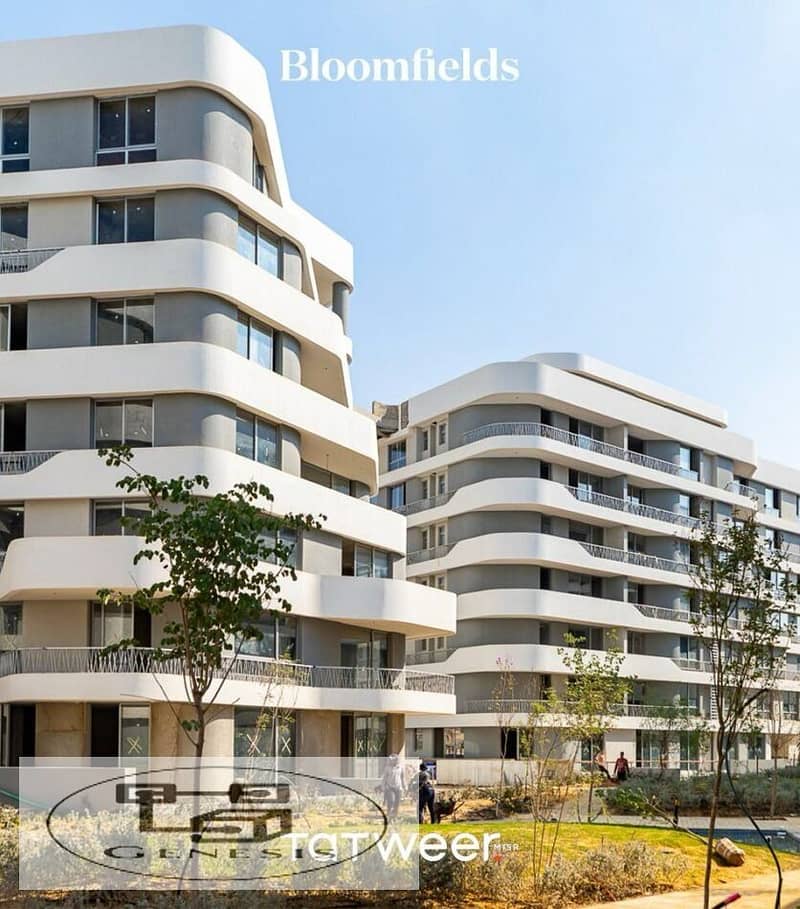 With 8 Years Installments Apartment 124m Immediate Receipt In Bloomfields Mostakbal City Compound 5