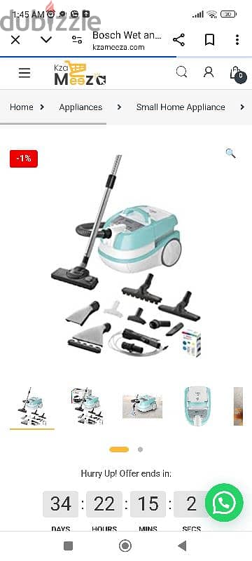 bosch wet&dry vacuum cleaner