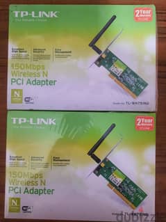 عدد 2 كارت شبكة لاسلكى network card wirless TP-LINK 0