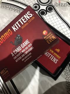 للبيع لعبة Exploding Kittens جديدة وارد امريكا 0