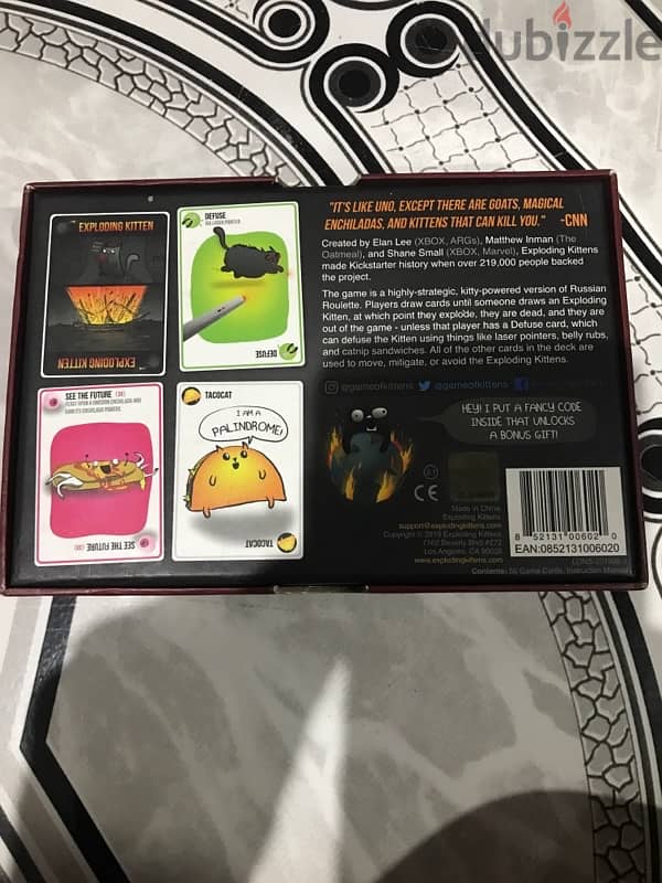 للبيع لعبة Exploding Kittens جديدة وارد امريكا 1