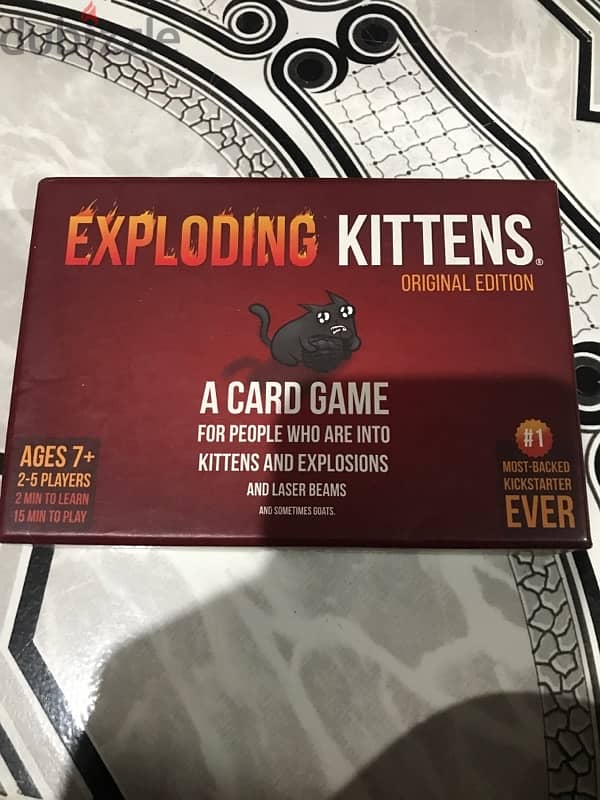 للبيع لعبة Exploding Kittens جديدة وارد امريكا 2