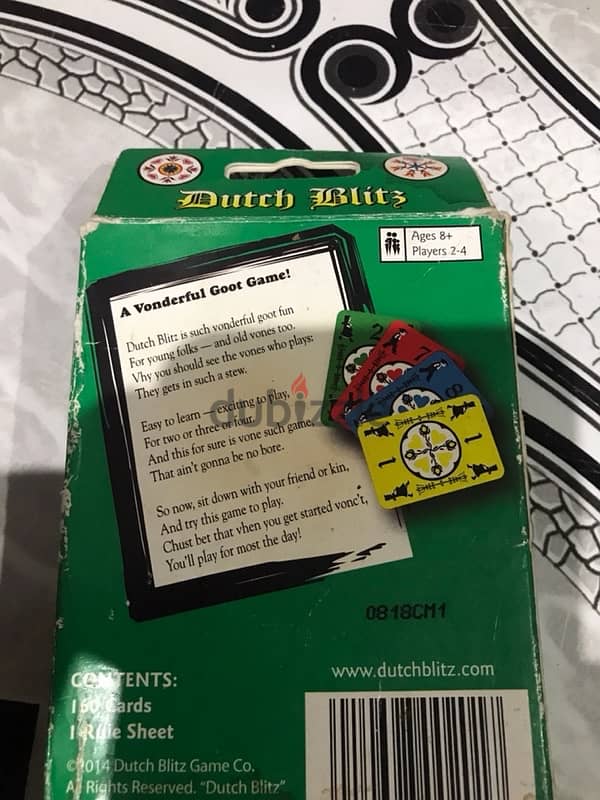 للبيع لعبة Dutch Blitz جديدة وارد امريكا 1