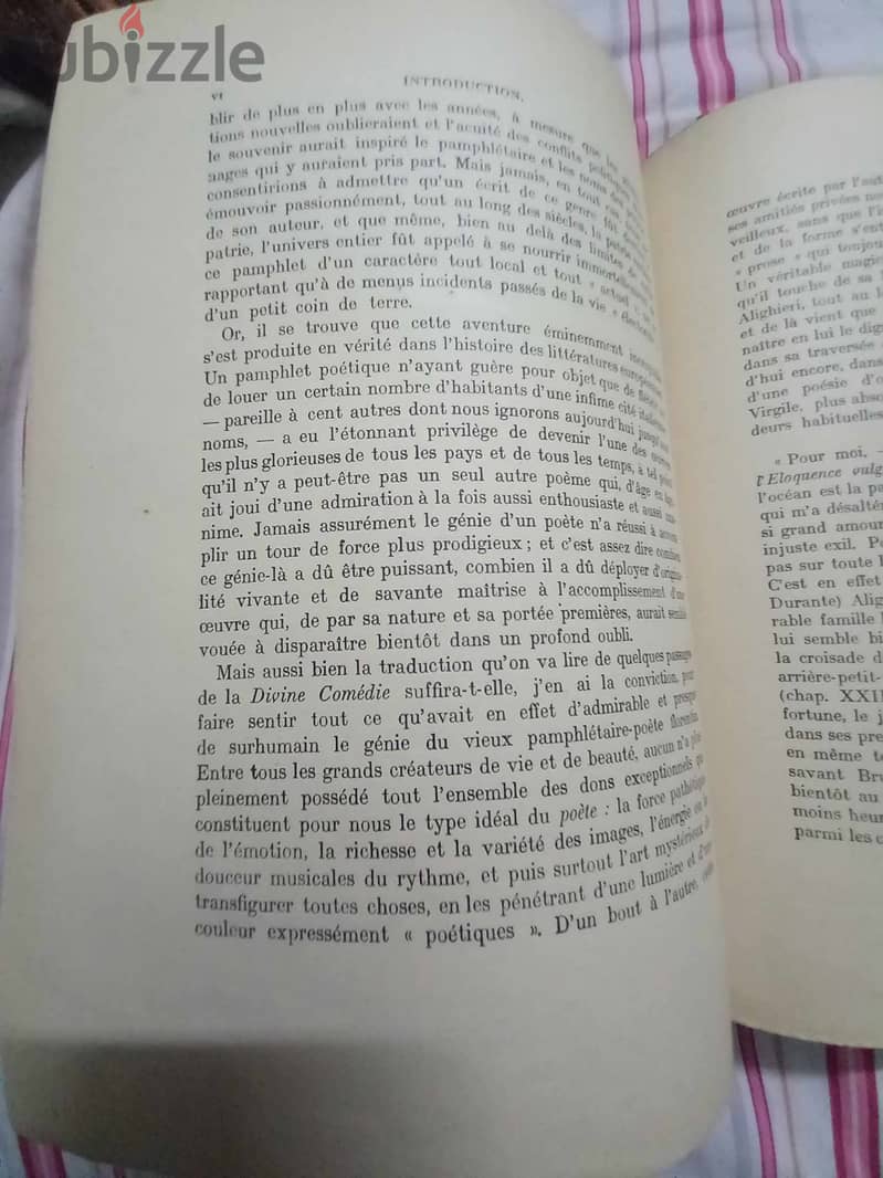 كتاب الكوميديا الالهية لدانتي باللغة الفرنسية 1905 5