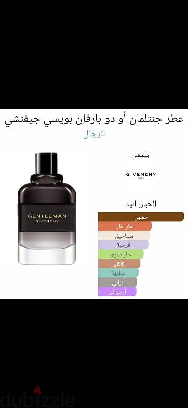 عطر جنتل مان جفنشي ( للرجال ) 100 مللي 2