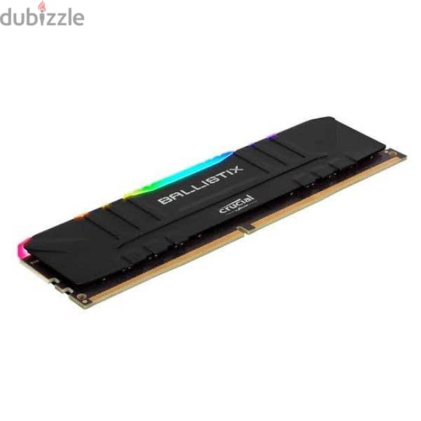 رامات ١٦ جيجا تردد ٣٢٠٠ كروشيال باليستكس ram 16g ddr4 2x8 3200 argb 1