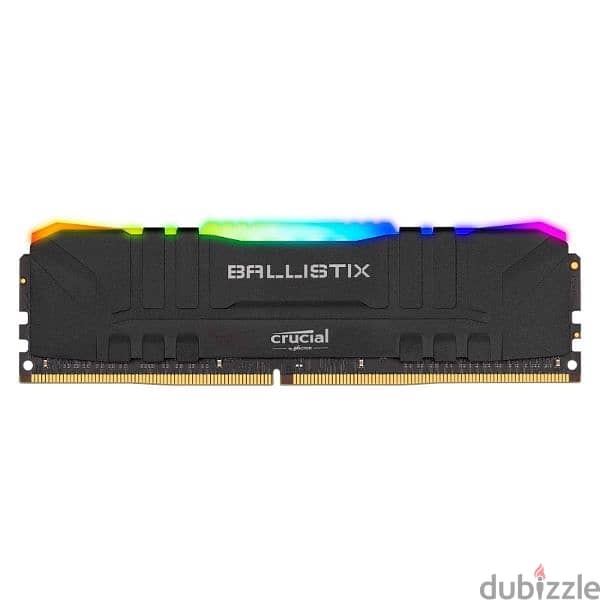 رامات ١٦ جيجا تردد ٣٢٠٠ كروشيال باليستكس ram 16g ddr4 2x8 3200 argb 2