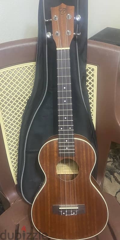 Chard plugged ukulele with case