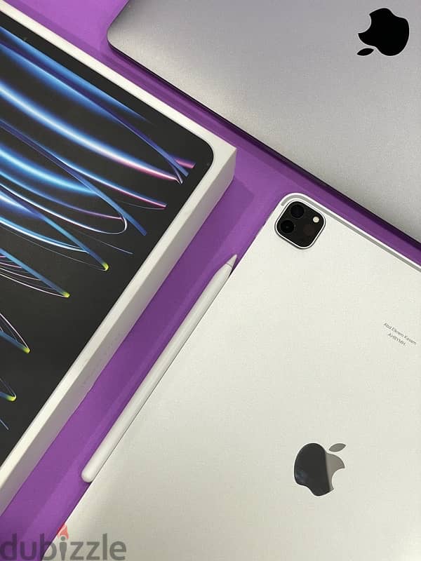 iPad Pro M2 2022 512GB لسة في الضمان 11 شهر واقرأ التفاصيل 1