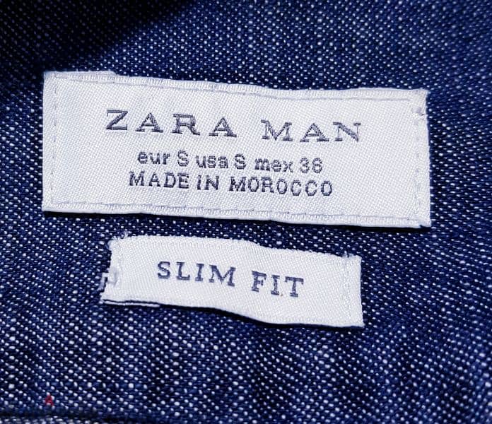 قميص جينز Zara أورجينال 3