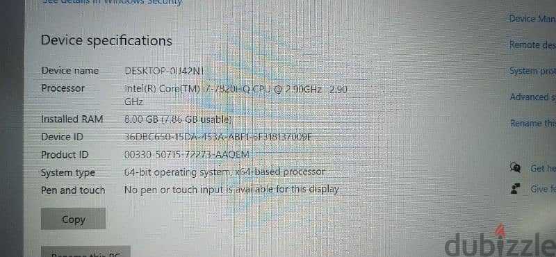 Dell latitude 5480 i7 G7 HQ 2