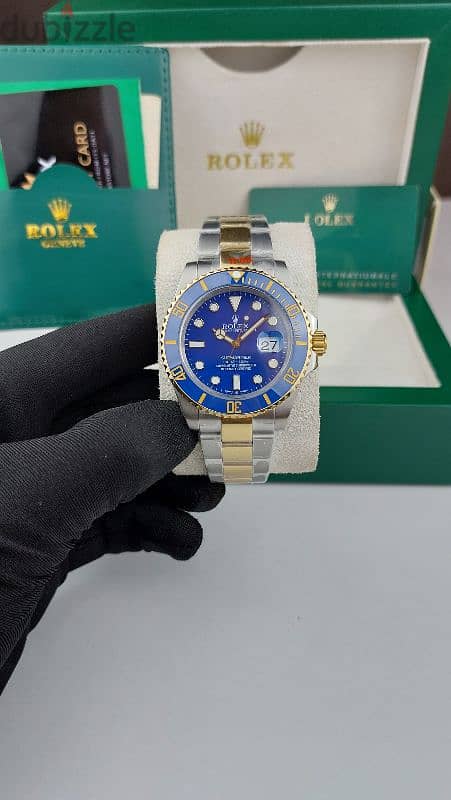 Rolex Submariner Date half gold blue dial,2813 movement 1