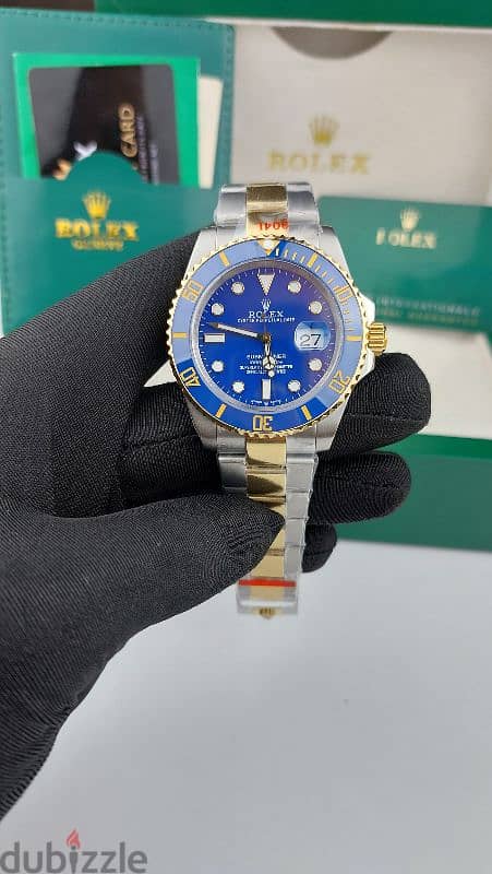 Rolex Submariner Date half gold blue dial,2813 movement 2