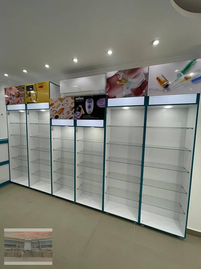 Fully Finished Pharmacy for Rent at Mokattam 0