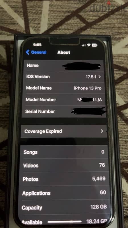 Iphone 13 pro 128gb 5