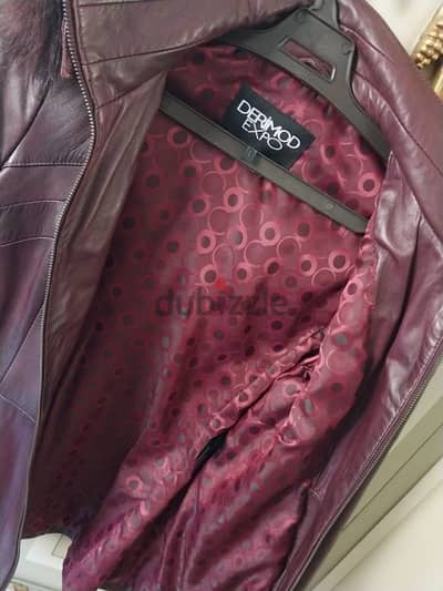 Leather jacket for women