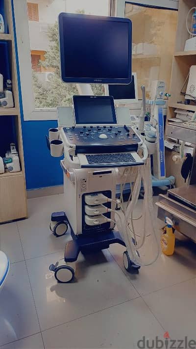 سونار ميندراي 4D معاه 3 بروب . .  ultrasound mindray DC70