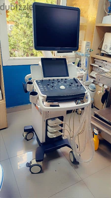 سونار ميندراي 4D معاه 3 بروب . .  ultrasound mindray DC70 1