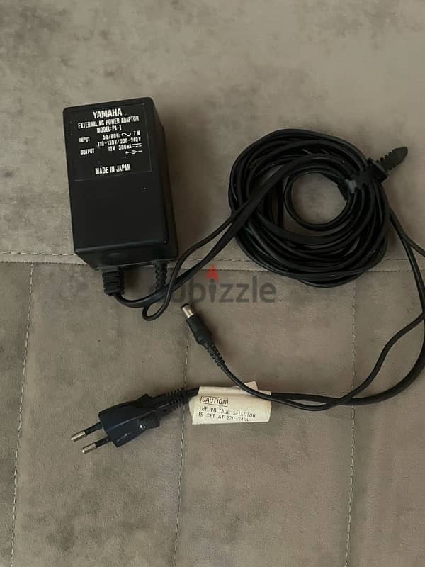 Yamaha adapter 12v 300mah made in japan ادابتر ١٢ فولت ياماها ياباني 0