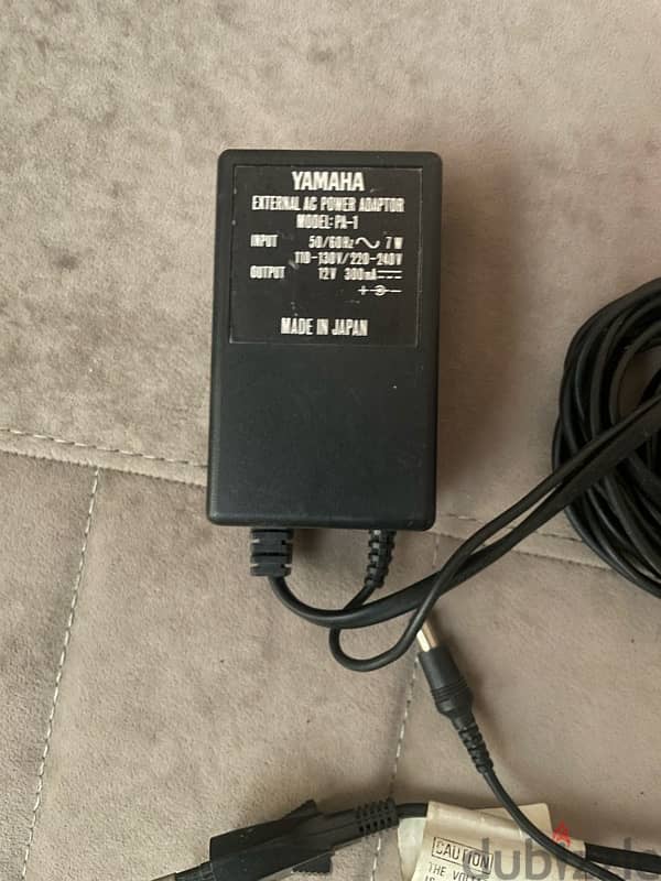 Yamaha adapter 12v 300mah made in japan ادابتر ١٢ فولت ياماها ياباني 1