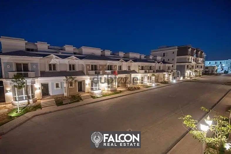 own a townhouse villa of 210 meters, finished, ready for inspection, in Mountain View 4, without down payment and in installments over 7 years 8