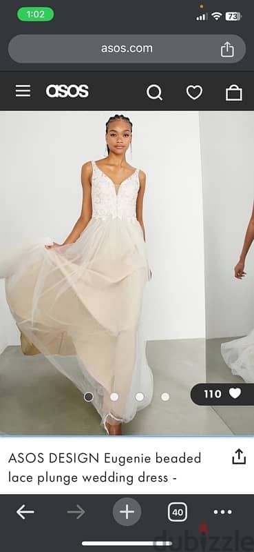 ASOS Bridal Dress & Veil