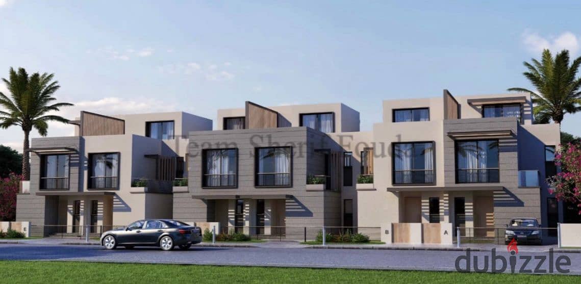 Own a villa with a private swimming pool in installments over 8 years in Sheikh Zayed next to Dahshur Link Road from Garden Lakes 7