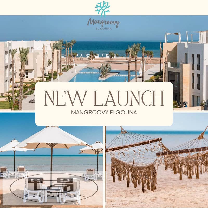 Own a ready-to-move-in chalet in the heart of El Gouna, Mangroovy Resort, 111 m, in installments 9