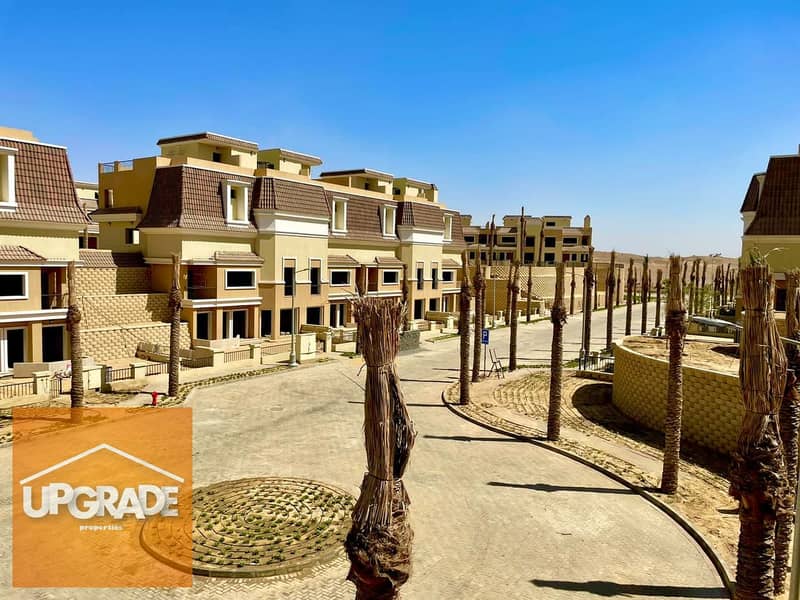 Apartment for sale 157m, view scape and lakes, next to Madinaty, with a 42% cash discount, in Sarai Compound, New Cairo, Mostakbal 6