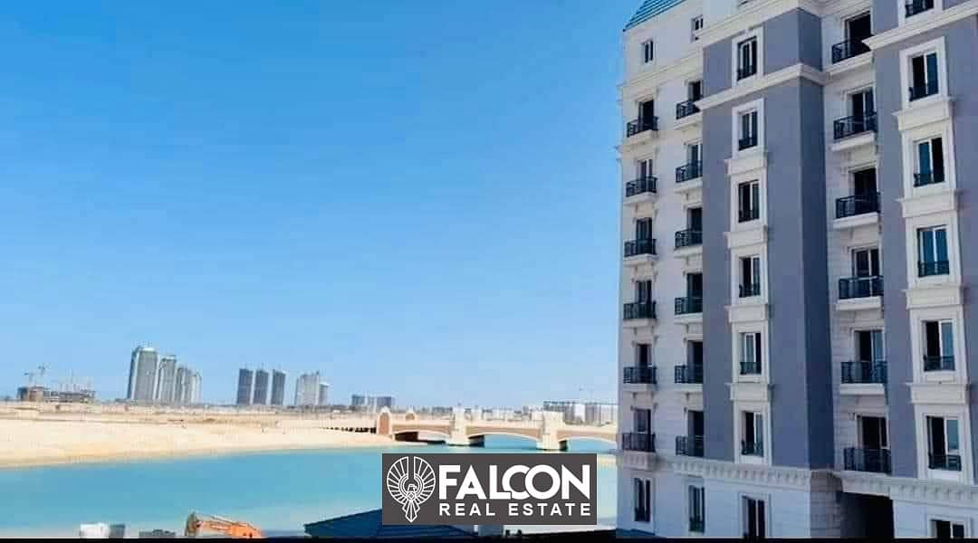 Receive a 134-meter apartment with 3 rooms in the Latin City, the heart of New Alamein, directly on the lake, with installments up to 12 years 12