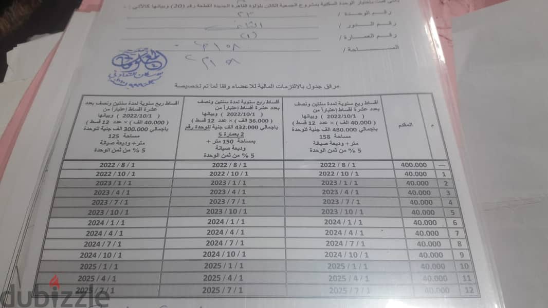 شقة للبيع بالتجمع الخامس بأرض الجمعيات بالقرب من الجامعه الأمريكية 0